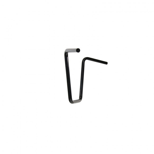 TC Bros. 7/8" Ape Hanger Handlebars - 12" Black Powdercoated