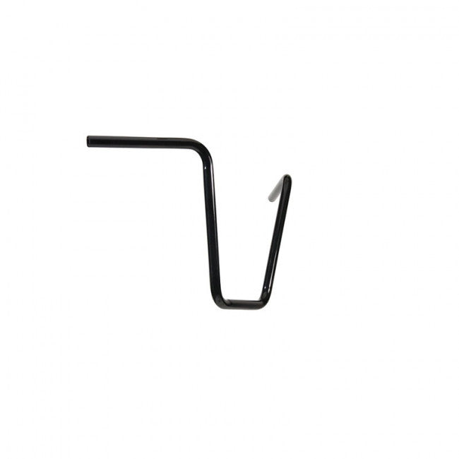 TC Bros. 7/8" Ape Hanger Handlebars - 12" Black Powdercoated