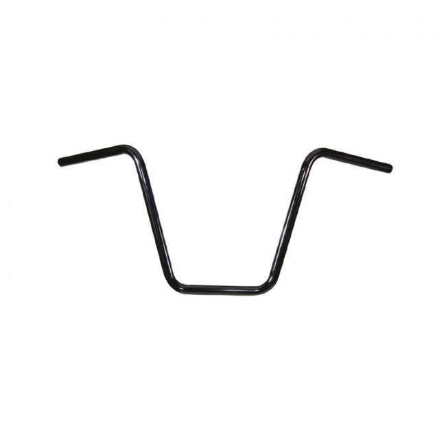 TC Bros. 7/8" Ape Hanger Handlebars - 12" Black Powdercoated