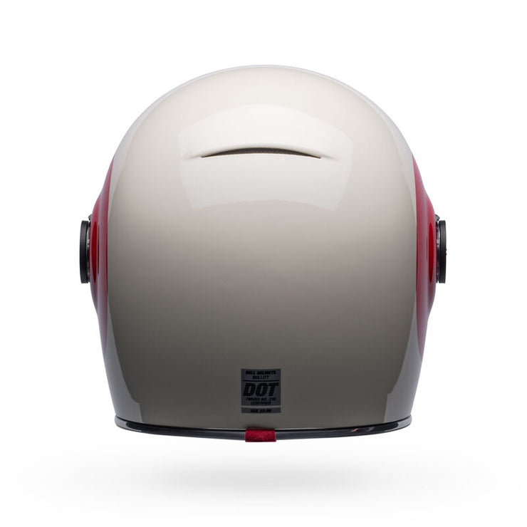 Bell Bullitt - TT Gloss White/ Oxblood Heritage Collection