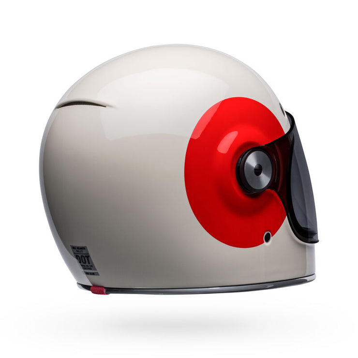 Bell Bullitt - TT Gloss White/ Oxblood Heritage Collection