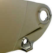 Biltwell Lane Splitter Shield - Gold Chrome