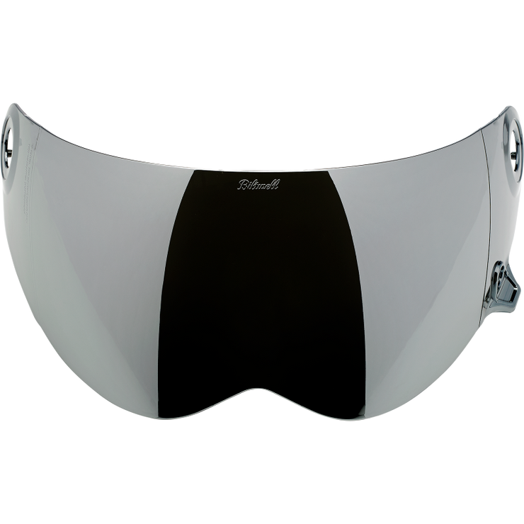 Biltwell Lane Splitter Shield - Chrome Mirror