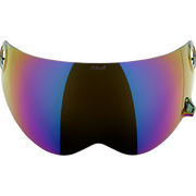 Biltwell Lane Splitter Shield - Rainbow Mirror