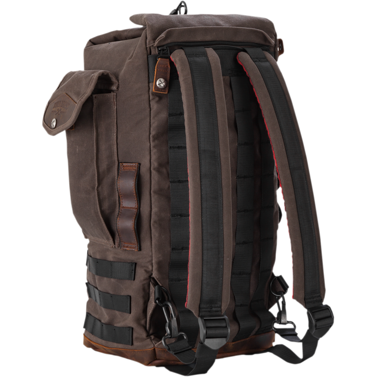 Burly Brand Voyager Sissy Bar Bag - Oak