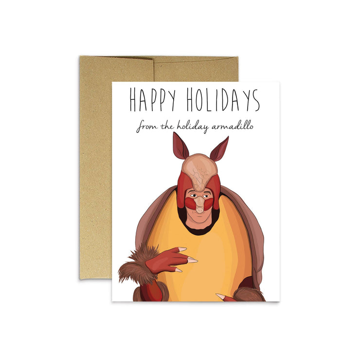 Holiday Card - Armadillo