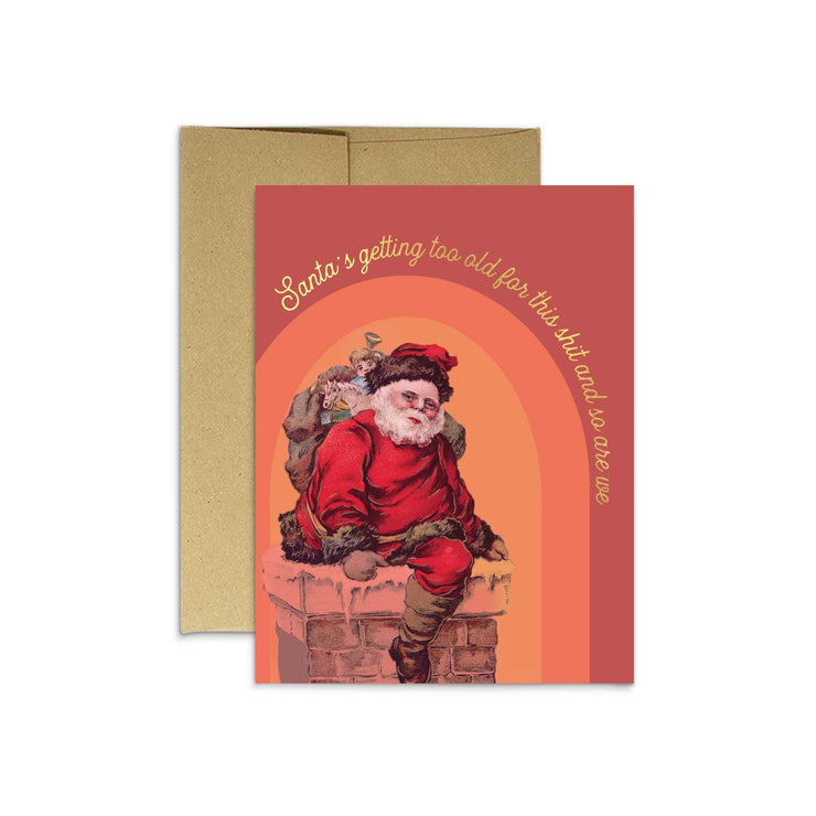 Holiday Card - Old Santa