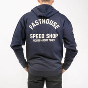 Fasthouse Haven Hooded Zip-Up - Navy (Closeout)
