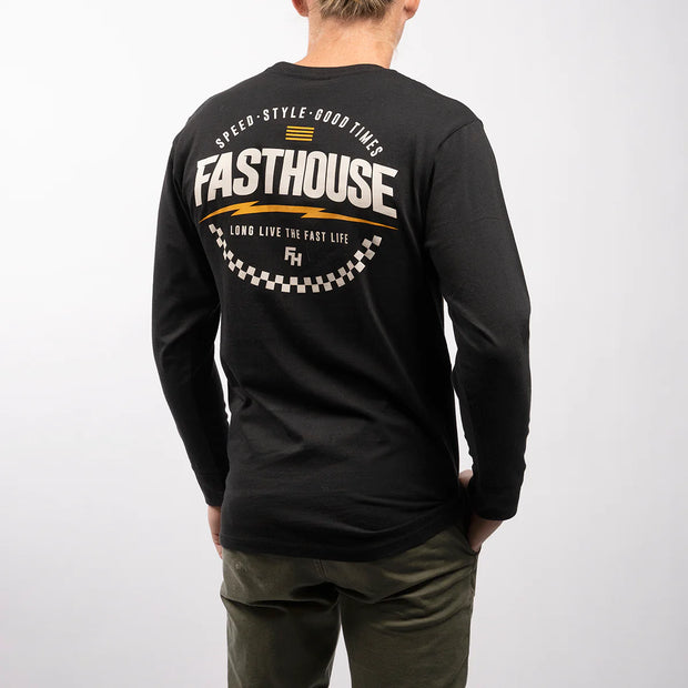 Fasthouse Sparq Long Sleeve Tee - Black