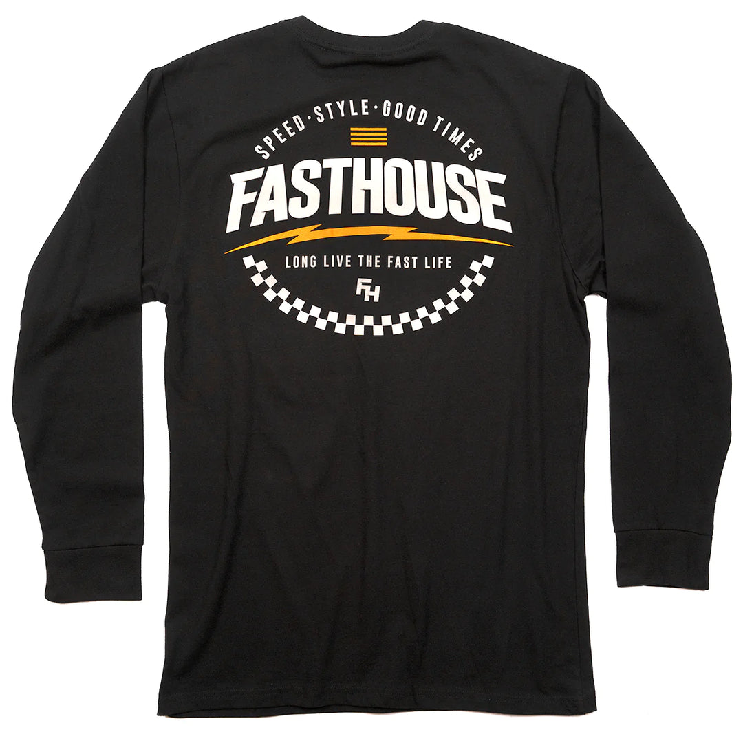 CLOSEOUT Fasthouse Sparq Long Sleeve Tee - Black – Perth County Moto
