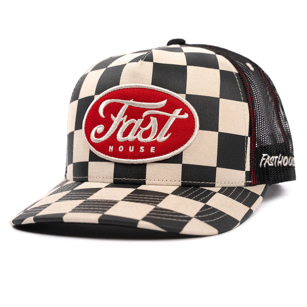 Fasthouse Station Hat - Checkers