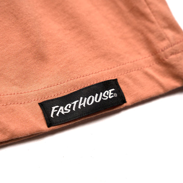 Fasthouse Waxy Women's Long Sleeve Tee - Terracotta