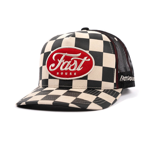 Fasthouse Station Youth Hat - Checkers