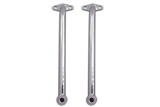 Rigid Rear Fender Strut - Chrome