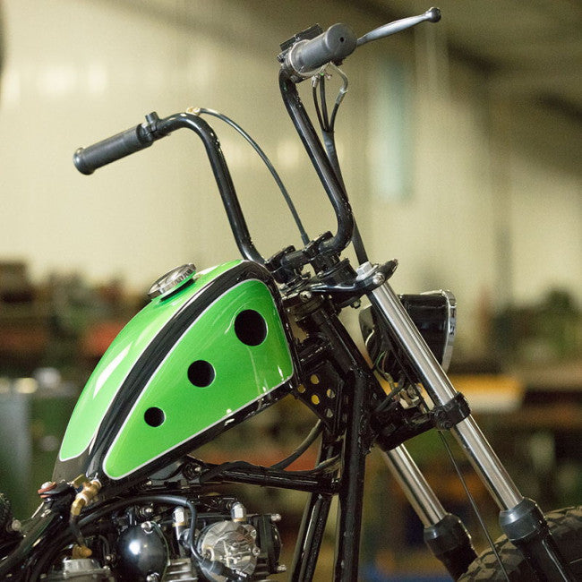 TC Bros. 7/8" Lane Splitter Handlebars - 9.25" Rise Black