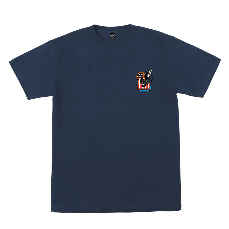 CLOSEOUT Loser Machine Americana Stock Tee - Patrol Blue