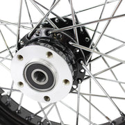 Moto Iron Black Rear 40 Spoke Wheel 16"X3"