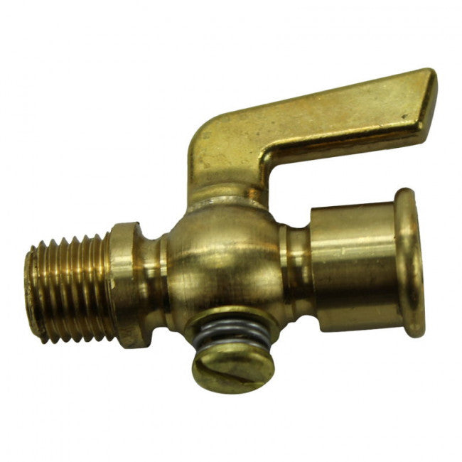 Moto Iron 1/4" Brass Lever Petcock