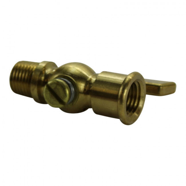 Moto Iron 1/4" Brass Lever Petcock