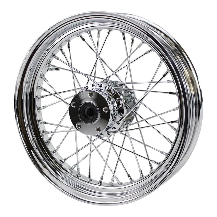 Moto Iron Chrome Rear 40 Spoke Wheel 16 "X 3"