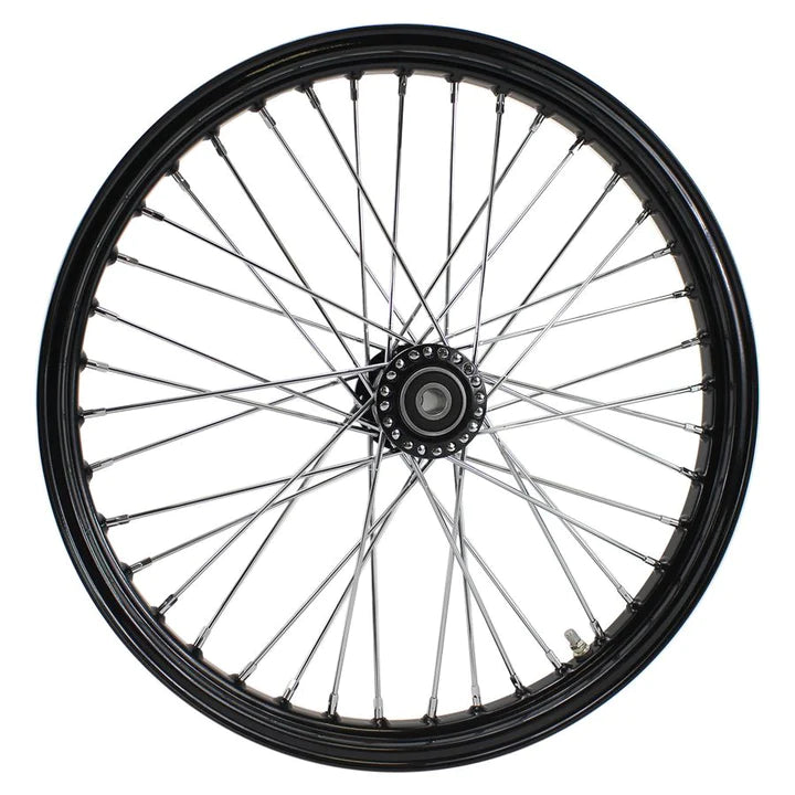 Moto Iron Front 40 Spoke Spool Hub Wheel 21 - Black