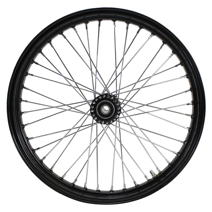 Moto Iron Front 40 Spoke Spool Hub Wheel 21 - Black