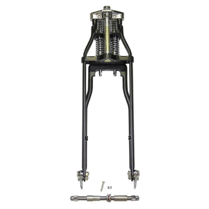 Moto Iron Wishbone Springer For Harley Davidson Dyna 91-17 & Sportster 04-Up - Black