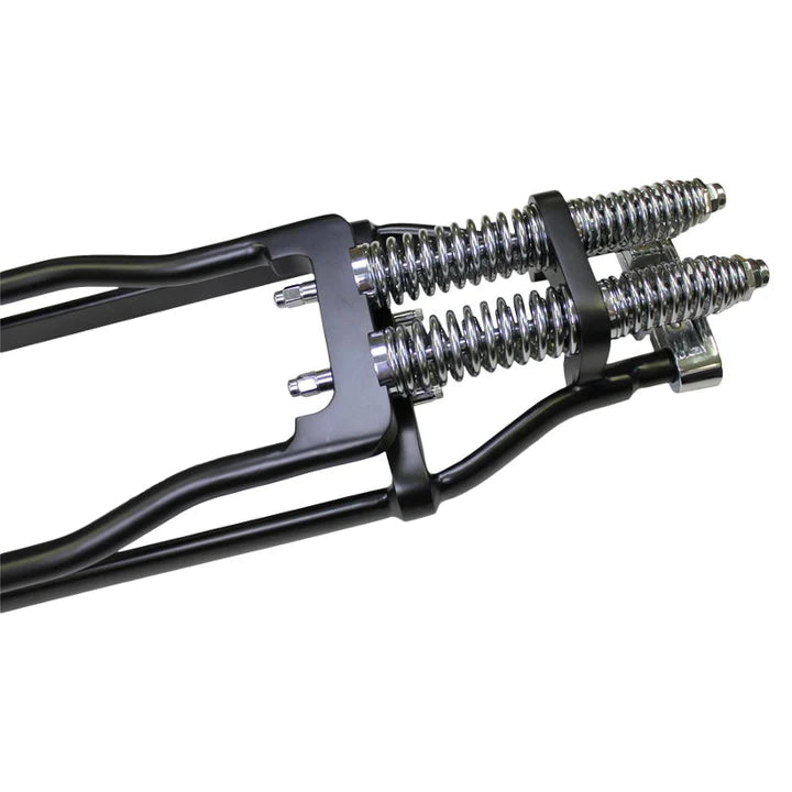 Moto Iron Wishbone Springer For Harley Davidson Dyna 91-17 & Sportster 04-Up - Black