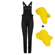 black-denim-womens-dungarees-with-yellow-knee-and-hip-armor