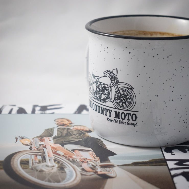 Perth County Moto Old Bikes Camping Mug