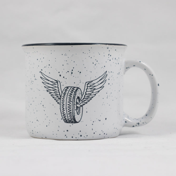 Perth County Moto Old Bikes Camping Mug