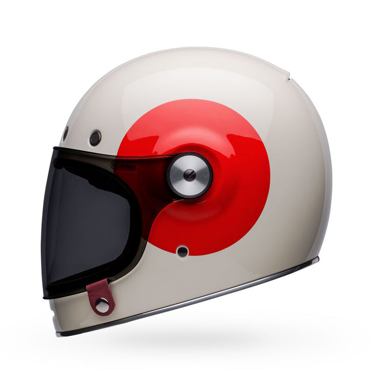 Bell Bullitt - TT Gloss White/ Oxblood Heritage Collection