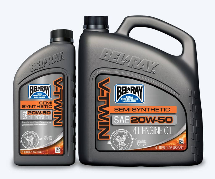 BelRay V-Twin Semi-Synthetic Engine Oil 20W-50