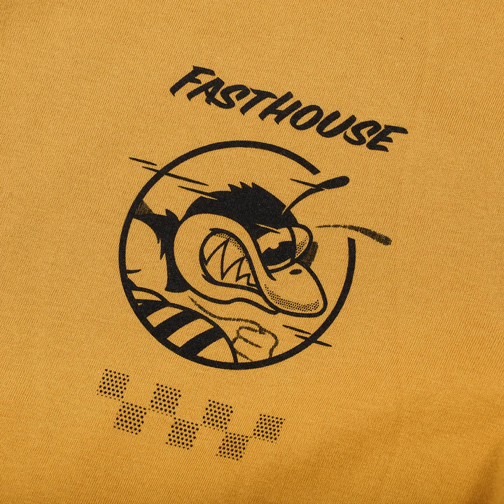 Fasthouse Youth Swarm Tee - Vintage Gold (Closeout)