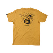 Fasthouse Youth Swarm Tee - Vintage Gold (Closeout)