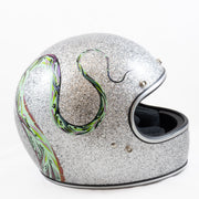 silver-metal-flake-gringo-motorcycle-helmet-with-custom-snake-paintjob