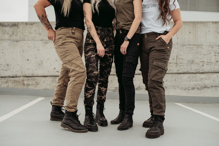 girls-cargo-motorcycle-pants-front-view