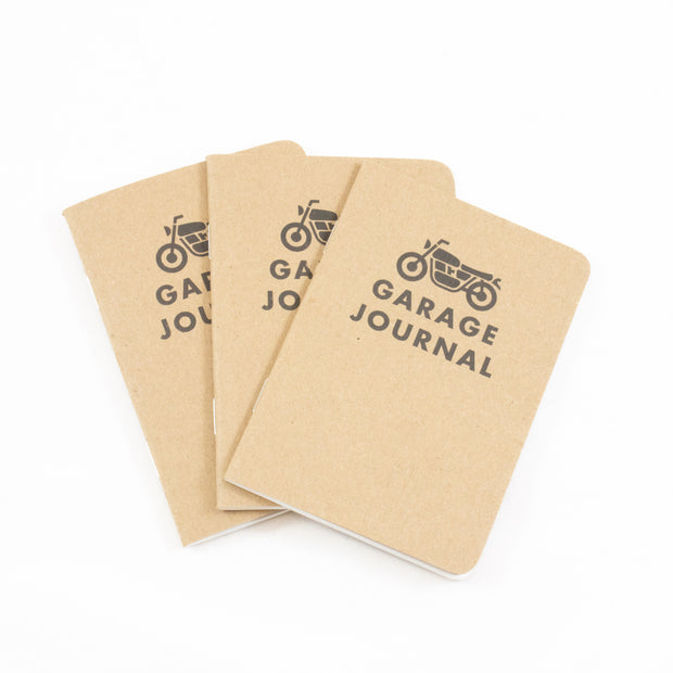 Town Moto Garage Journal Three Pack