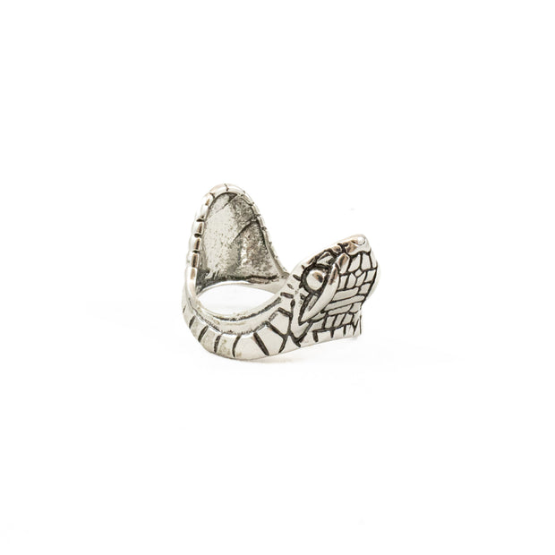 Open Mouth Snake Ring