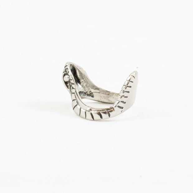 Open Mouth Snake Ring