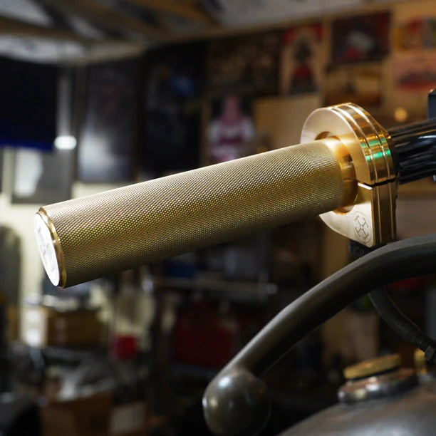 TJ Brutal The Acerus - Single Cable Throttle Assembly - Brass