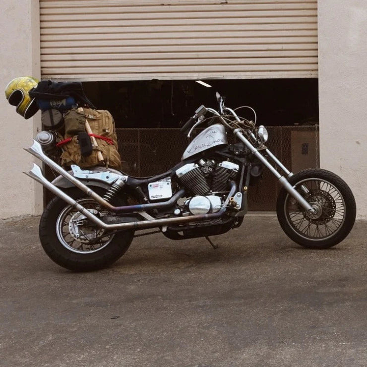 TJ Brutal Customs Fork Extensions - Honda Shadow VT600 VLX Steed All Years