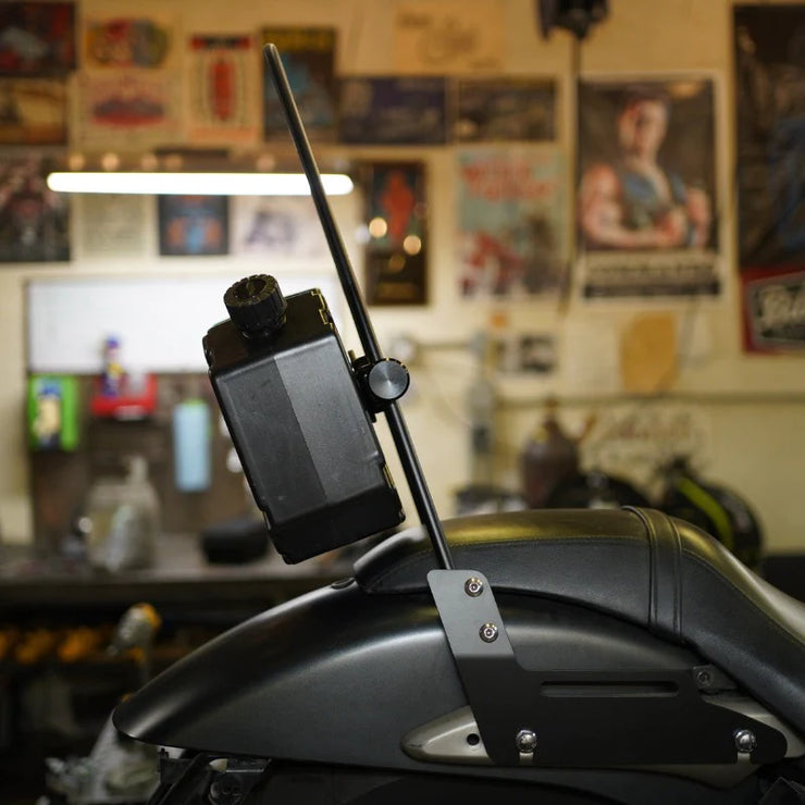 TJ Brutal Customs 3L Lockable Jerry Can and Sissy Bar Mount - Red