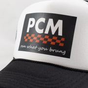 Perth County Moto RWYB Trucker Hat - Black/White