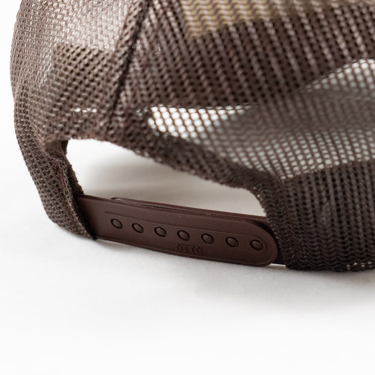 Perth County Moto RWYB Trucker Hat - Brown/Tan