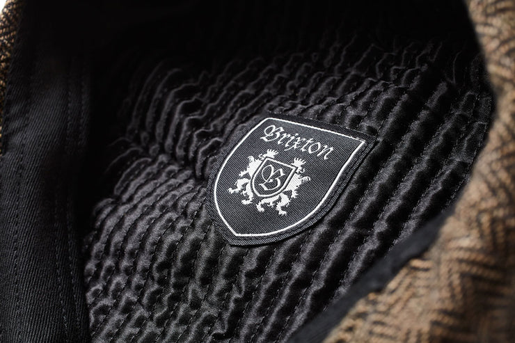 Brixton Brood Snap Cap - Brown/Khaki