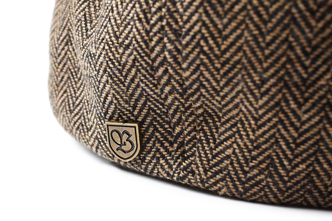 Brixton Brood Snap cap Beret, Grigio/Nero, M Uomo Brixton Brood Snap cap Beret, Grigio/Nero, M Uomo