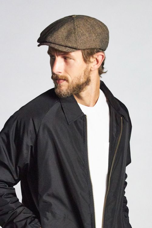 Brixton Brood Snap Cap - Brown/Khaki