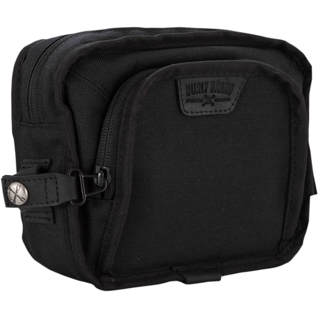 Burly Brand Handlebar Bag - Black Cordura