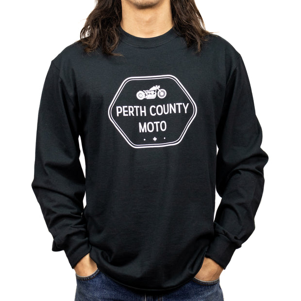 Perth County Moto - Classic Logo Long Sleeve